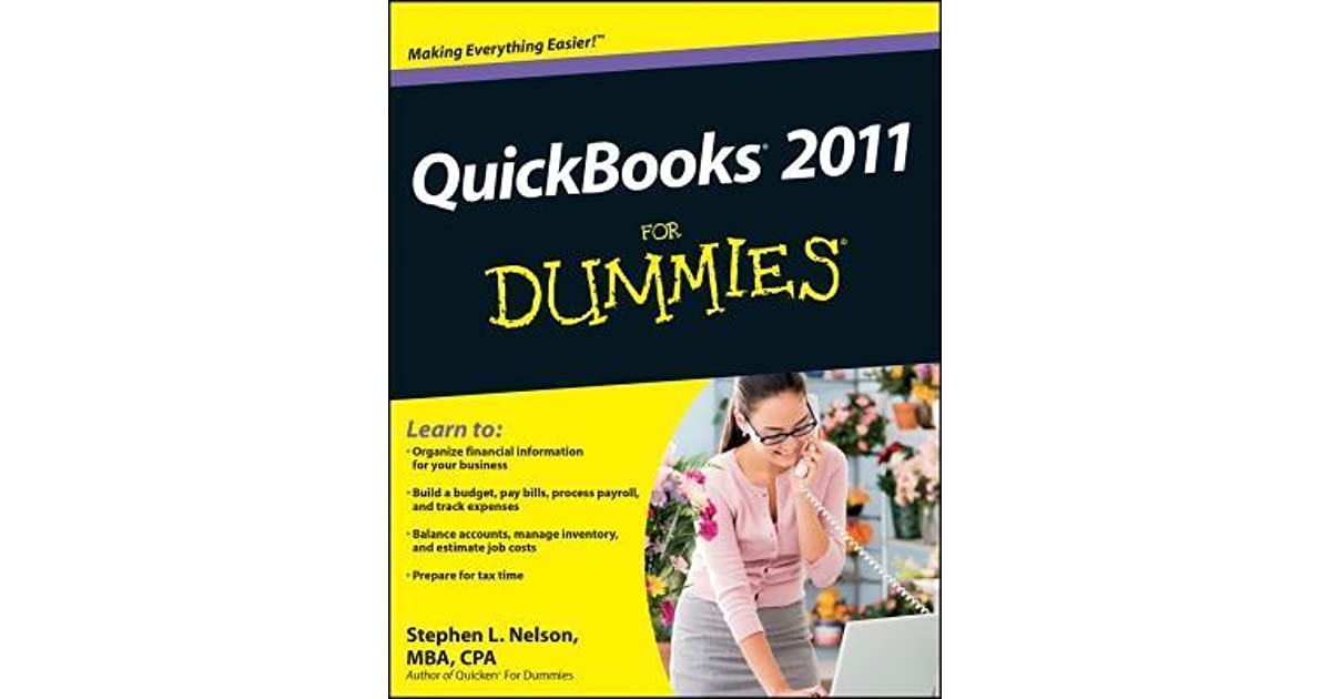 quickbooks 2011 mac for dummies